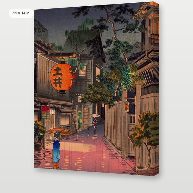 Koitsu - Evening at Ushigome, Gallery Wrap