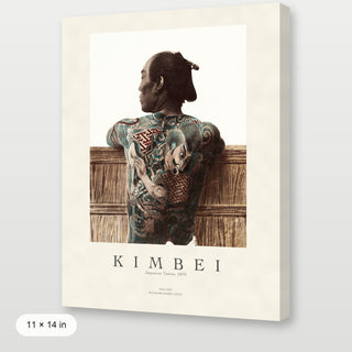 Kusakabe Kimbei - Tattooed Japanese Man