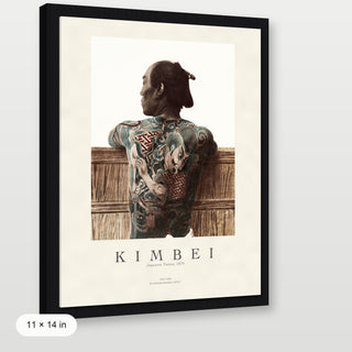 Kusakabe Kimbei - Tattooed Japanese Man