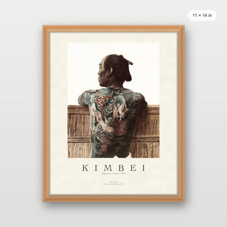 Kusakabe Kimbei - Tattooed Japanese Man