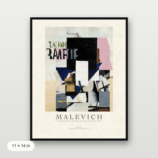 Malevich - Composition of the Mona Lisa