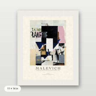 Malevich - Composition of the Mona Lisa