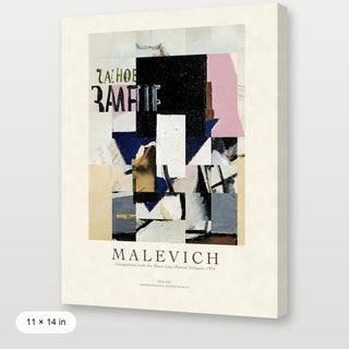 Malevich - Composition of the Mona Lisa