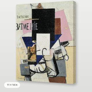 Malevich - Composition of the Mona Lisa