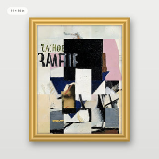 Malevich - Composition of the Mona Lisa