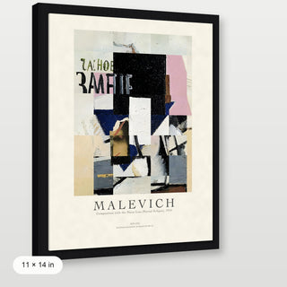 Malevich - Composition of the Mona Lisa