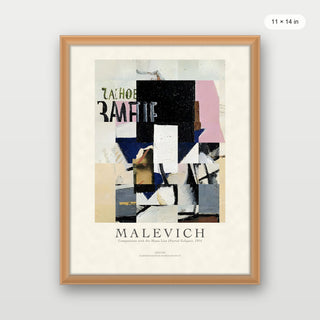 Malevich - Composition of the Mona Lisa