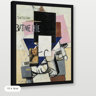 Malevich - Composition of the Mona Lisa