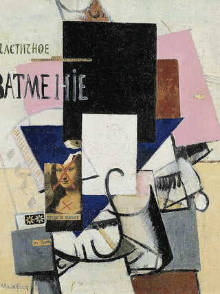 Malevich - Composition of the Mona Lisa