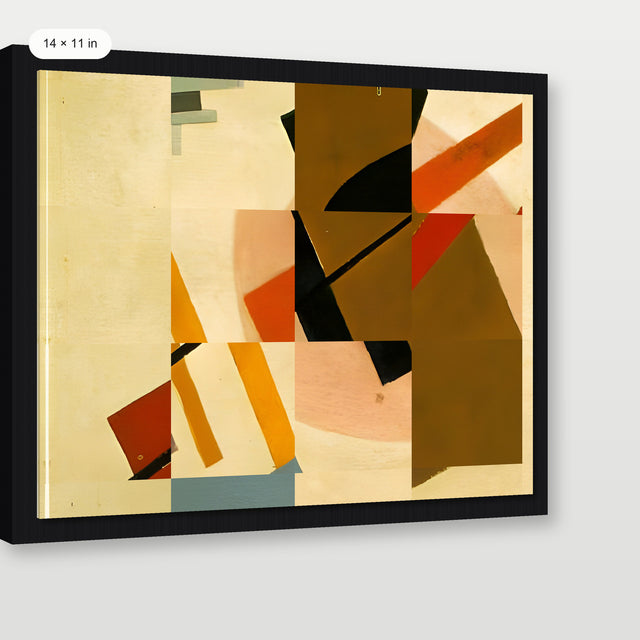 Malevich - Suprematism, Black Floater Frame