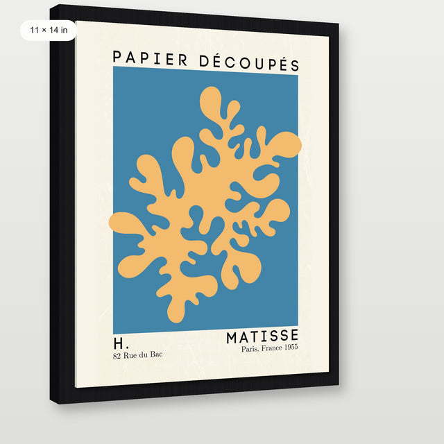 Matisse - Decoupes P2, Black Floater Frame