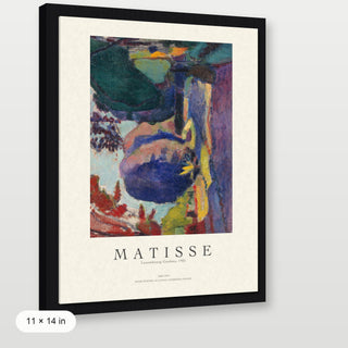 Matisse - Luxembourg Gardens