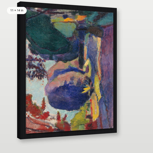 Matisse - Luxembourg Gardens, Black Floater Frame