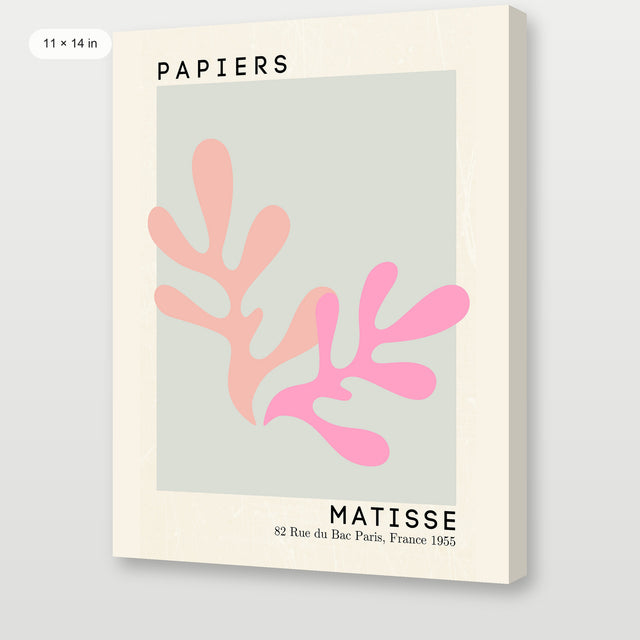 Matisse - Papiers P2, Gallery Wrap