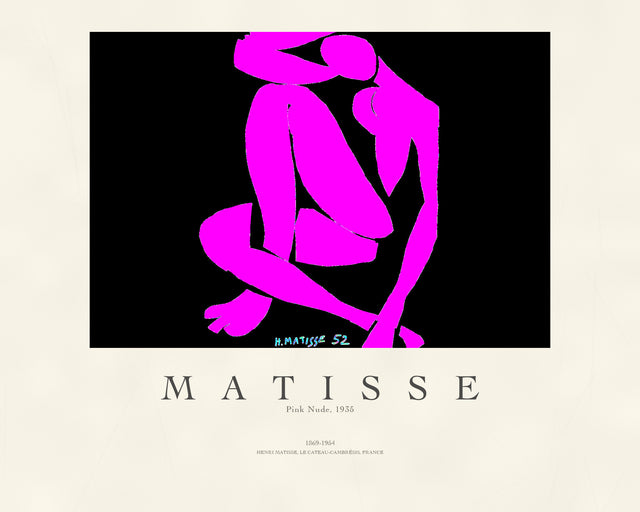 Matisse - Pink Nude, Gallery Style