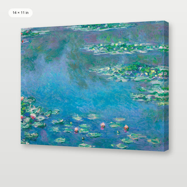 Monet - Water Lilies P2, Gallery Wrap