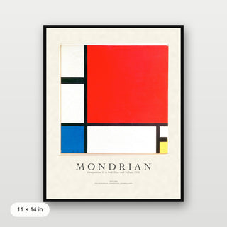 Mondrian - Composition with Red Blue and Yellow