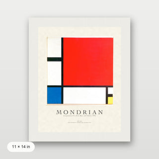 Mondrian - Composition with Red Blue and Yellow