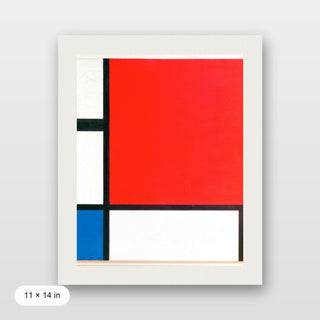 Mondrian - Composition with Red Blue and Yellow