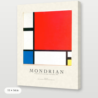 Mondrian - Composition with Red Blue and Yellow