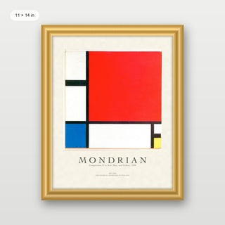 Mondrian - Composition with Red Blue and Yellow