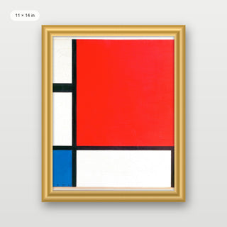 Mondrian - Composition with Red Blue and Yellow