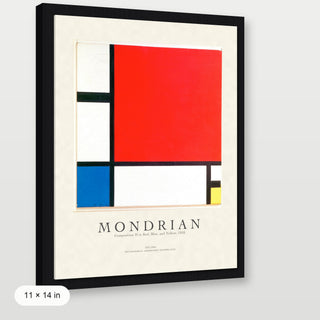 Mondrian - Composition with Red Blue and Yellow