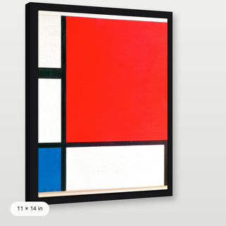 Mondrian - Composition with Red Blue and Yellow