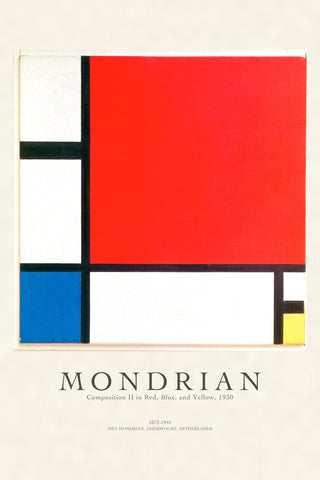Mondrian - Composition with Red Blue and Yellow