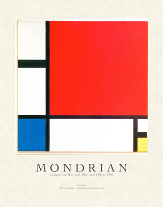 Mondrian - Composition with Red Blue and Yellow