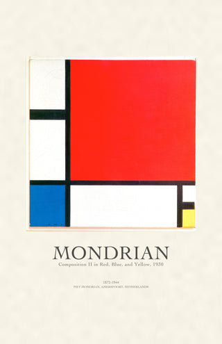 Mondrian - Composition with Red Blue and Yellow