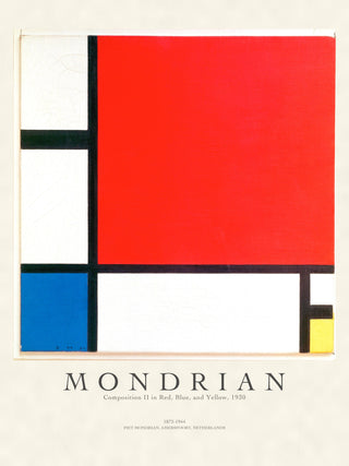 Mondrian - Composition with Red Blue and Yellow