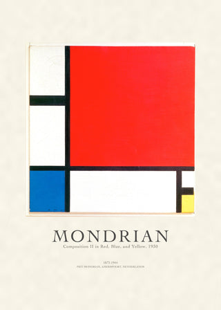 Mondrian - Composition with Red Blue and Yellow