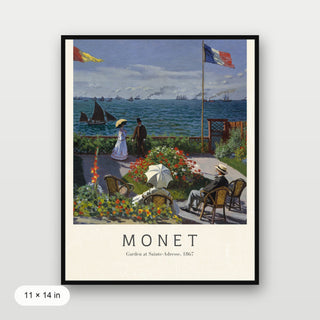 Monet - Garden At Sainte - adresse
