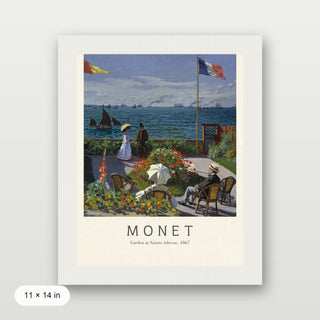 Monet - Garden At Sainte - adresse