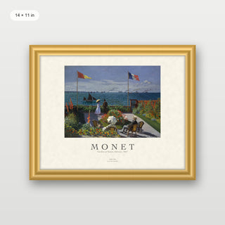 Monet - Garden At Sainte - adresse