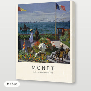 Monet - Garden At Sainte - adresse