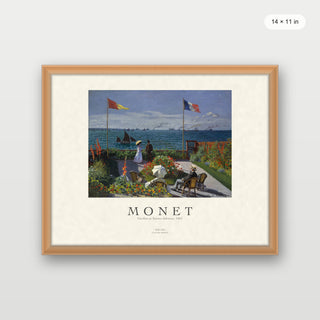 Monet - Garden At Sainte - adresse