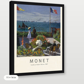 Monet - Garden At Sainte - adresse