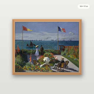 Monet - Garden At Sainte - adresse