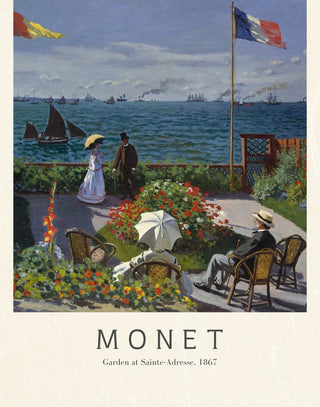 Monet - Garden At Sainte - adresse