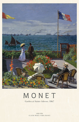 Monet - Garden At Sainte - adresse