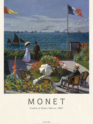 Monet - Garden At Sainte - adresse