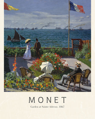 Monet - Garden At Sainte - adresse