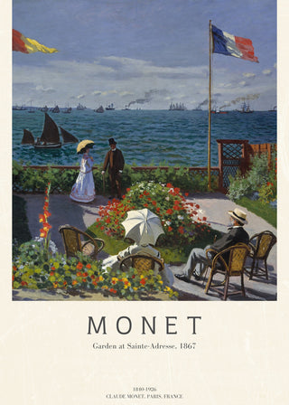 Monet - Garden At Sainte - adresse