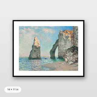 Monet - The Cliffs At Etretat