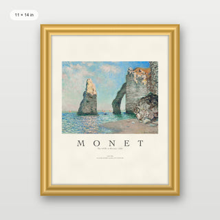 Monet - The Cliffs At Etretat