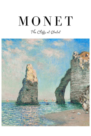 Monet - The Cliffs At Etretat P2