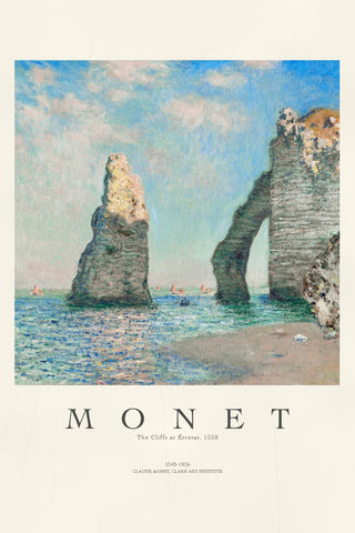 Monet - The Cliffs At Etretat P2