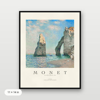 Monet - The Cliffs At Etretat P2